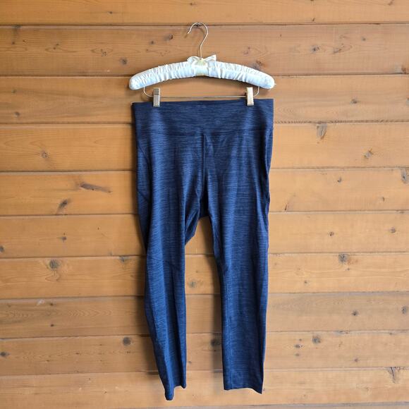 Outdoor Voices TechSweat Core 7/8 Legging Charcoal Heathered XL Card Key Pocket - Picture 2 of 7